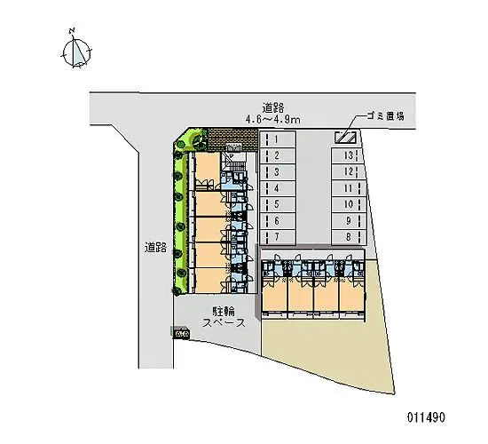 ★手数料０円★筑紫野市二日市西２丁目　月極駐車場（LP）